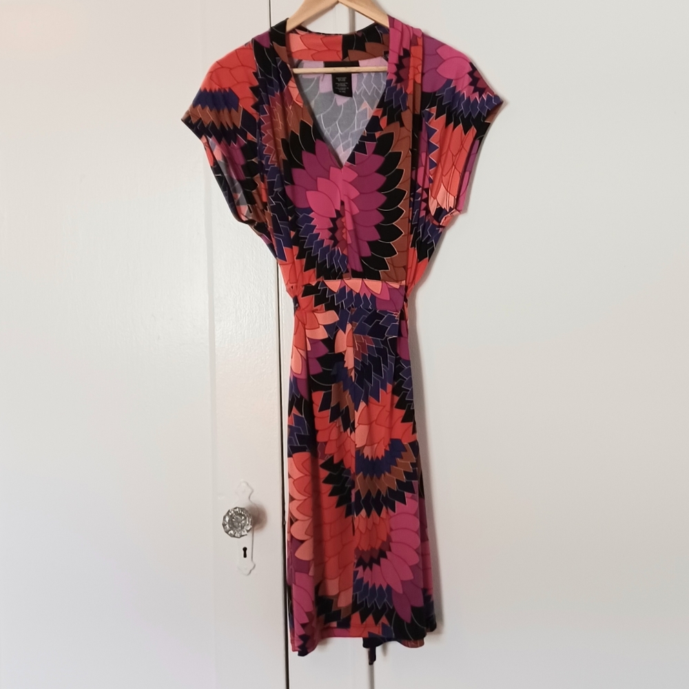 ATTENTION shirtwaist dress XL with attached matching belt